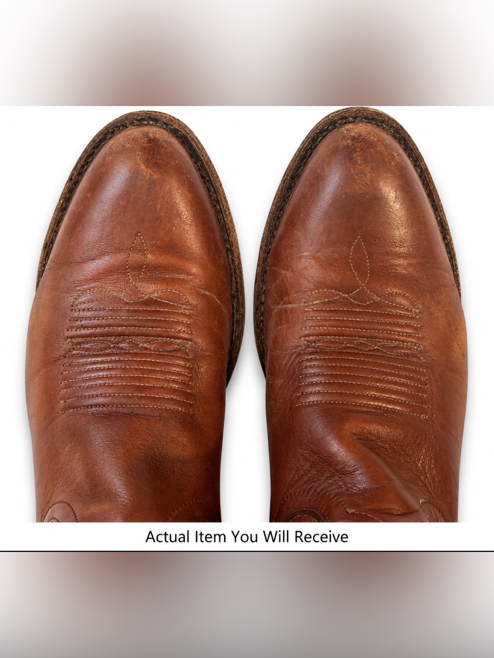 🤠 Tecovas The Cartwright Cowboy Boots Men 10D Scotch Goat Leather Western Brown - Picture 9 of 12